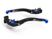 Ducabike Ducati Monster 821 Adjustable Folding Brake Clutch Levers GP2 - Blue