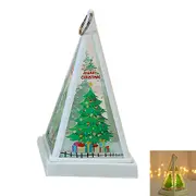 Christmas Tree Handheld Night Light Window Display Pendant LED Night Lamp for Xmas Decor -Style 4