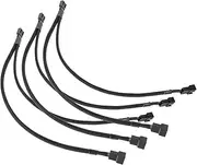 SWOOMEY 3pcs 4 Pin Power Extension Cable Splitter for Motherboard Efficient Component Cable Splitter Easy Installation for Enhanced Computer Performance