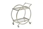 Amalfi Walter Bar Drink Trolley Silver