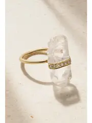 [JIA JIA] JIA JIA - 14-karat Gold, Quartz And Diamond Ring - 6 6 Gold