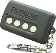 Remocon UHF 4 Key Programmable Buttons with Handy Key Ring Remote Learning