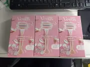 3 Packs Gillette Venus Comfort Glide disposable razor refill cartridge White Tea