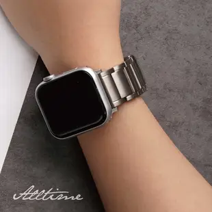 【太空金屬-鈦Ti】AllTi22 經典三排鈦合金 Apple watch通用錶帶 Ultra S9 S8 S7 SE