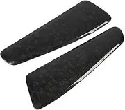 2PCS Car Seat Side Trim Cover Forged Carbon Fiber Decoration Replacement for 718 911 2015 2020 Elegant Appearance Marble Texture Surface Excellent Color Fastness Scratch