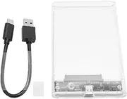 2.5" USB 3.0 SATA III HDD/SSD Enclosure - 8TB External Storage Case, 5Gbps Transfer & Tool-Fr ee Design (PVC/RTL9201R)