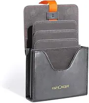 K&F Concept Lens Filter Pouch Lens Filter Case (Grey Orange, 04-XXL)
