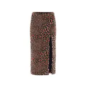 [Caroline Constas] Caroline Constas Leo velvet midi skirt AU 10 black