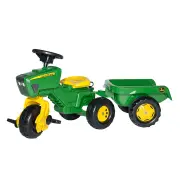 RollyTrac John Deere Pedal Trike and Trailer