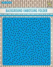 Nellie Snellen Embossing Folder Background Small Hearts 15cm x 15cm