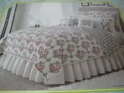 5 pcs Nostalgia Dena Nottingham Hill Full/Queen Quilt Standard Euro Shams Floral
