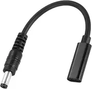uxcell USB C to DC Adapter, 5.5x2.1mm USB C to DC Power Cable Barrel Plug Adapter for Phone Laptop