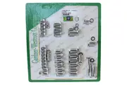 Gardener-Westcott Chrome Hex Engine Dress Up Kit Suit SB Chev With Headers & Bowtie Logo
