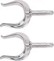 316 Stainless Steel Heavy Duty Oar Lock Oarlock Rowlock, Side Mount Fine Finish, Marine Row Boat, Dinghy, Water Raft, Boat, Kayak, Canoe Oar Lock Rowlock Side Mount (Pack of 2)
