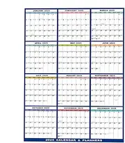 2025 Large Dry Erase Calendar - Colorful Erasable Wall Calendar 2025 | Creative 12 Month Wall Calendar Annual Yearly Wall Planner | Erasable Yearly Wall Calendar 2025 for Home