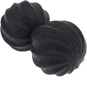 Peanut Massage Ball Full Body Therapy Relaxation for Back Neck Shoulder Leg Durable Odorless Design for Yoga Sports Exercise Black