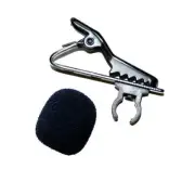 Boya Lavalier Microphone Tie Clip & Foam Windsock - Bundle