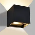 Porch Lights Outdoor Wall, Up and Down Exterior Lights, 6W Cube LED Wall Lamp...