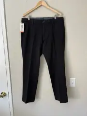 NWT Dockers Workday Khaki Pants Smart Flex Men 38x30 Black Straight Fit