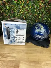 Brunswick TWIST Bowling Ball Sky Blue Silver Swirl 16 Lbs 2 Oz NEW No Drilling