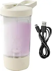 Protein Shaker Bottle - Leak-Proof Workout Shaker Cup 450ml - Spill-Resistant Gym Bottle With Single-Touch Operating For Bodybuilding Nutrition Meal Replacement