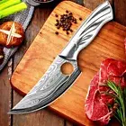 Butcher Knife Kitchen Slicing Boning Filleting Cleaver Stainless Steel Sheath S