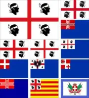 Italy Sardinia Flag Kingdom Merchant War Ensign Crown Prince 3X2FT 5X3FT Banner