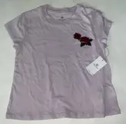 VOLCOM Girl's Purple Pink S 7 / 8T-Shirt Short Sleeve Crew Last Party Tee New