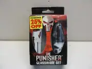 NEW MECA THE PUNISHER GLASSWARE SET TALL SHOT GLASSES BARWARE