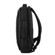 Pierre Cardin Backpack Laptop Bag Briefcase Built-in USB Port Travel - Black