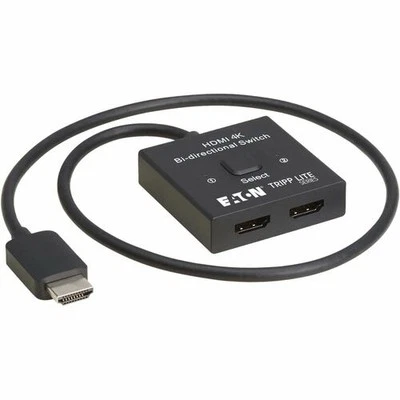 Eaton Tripp Lite Series 2x1 Bi-Directional HDMI Switch - 4K 60 Hz, HDR, HDCP Pas
