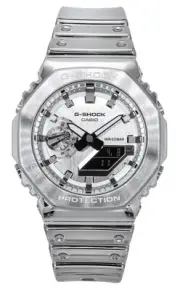 Casio G-Shock Grey Dial Quartz Sports 200M Men's Watch GM-2100YM-8A