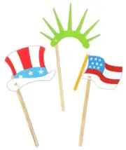 Sizzix Bigz XL Patriotic Photo Props die #A11164 Retail $39.99 Retired, SO FUN!!