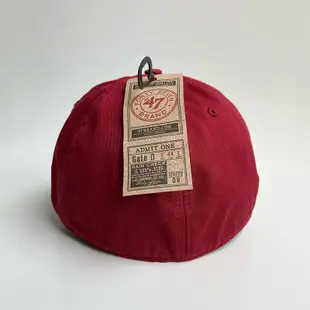 美國百分百【全新真品】NEW ERA 47 大聯盟 帽子 紅襪 棒球帽 Logo 紅色 BJ44