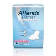 Attends Discreet Bladder Control Pad Light Absorbency Female Disposable CS/480