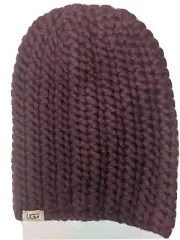 Ugg Ski Skater & Skull Cable Knit Hat, Cap, Beanie Onesize Eggplant
