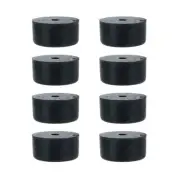 8 Pcs Anti Vibration Rubber Feet Speaker Shoes Theater Rubber