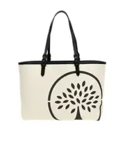 Canvas Tote logo-print bag One size White