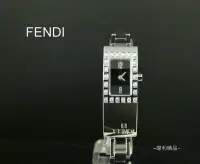 在飛比找Yahoo!奇摩拍賣優惠-【摩利精品】FENDI 3300L方型原鑲鑽錶*真品* 低價