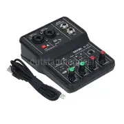 TEYUN Q-12 Professional Computer Recording Sound Card 16Bit Audio Interface os67