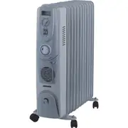 Heller 11 Fin Oil Column Heater with Timer