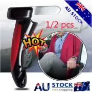 2* Car Door Handle Disability EldRKly Standing Aid Cane Flashlight Glass Breaker