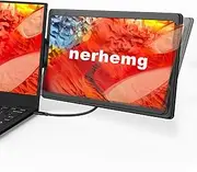 nerhemg Laptop Screen Extender,Portable Monitor Extender Dual Screen 11.6''/14.1''Full HD IPS Display Plug and Play Type-C/HDMI for Mac PC/Notebook (11.6inch) (13.3inch)