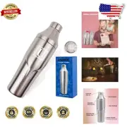 Professional Quality Double Wall Cocktail Shaker with Built-In Strainer - 24oz