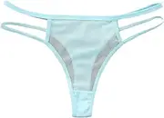 [Generic] Sexy G String Thongs for Women Seamless Low Rise Panties Ladies Double String Bikini Thong Breathable Underwear