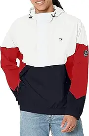 [Tommy Hilfiger] Men's Retro Lightweight Taslan Popover Jacket