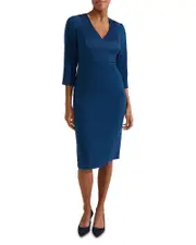 Hobbs London Saige V Neck Dress