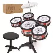 with Drumsticks 5 Drums Musical Instruments Children/Kids Gifts