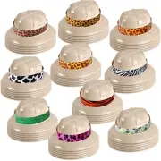 60 Sets Jungle Explorer Hats with Stickers - Safari Party Decorations for Kid...