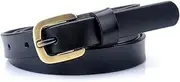 [Vonsely] Genuine Leather Belts for Dresses, Women Leather Fashion Belts for Pants